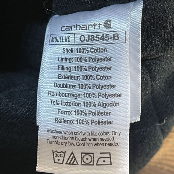 Carhartt Jacket Canvas Active Quilted Lined Youth Large 14/16 NWT - Picture 8 of 9